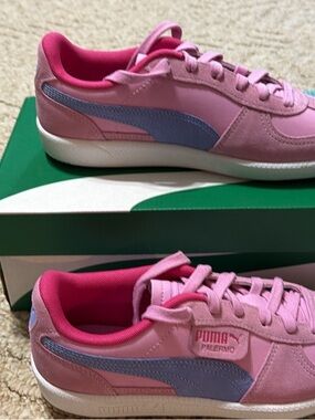 Puma Kids Pink and Purple Sneakers